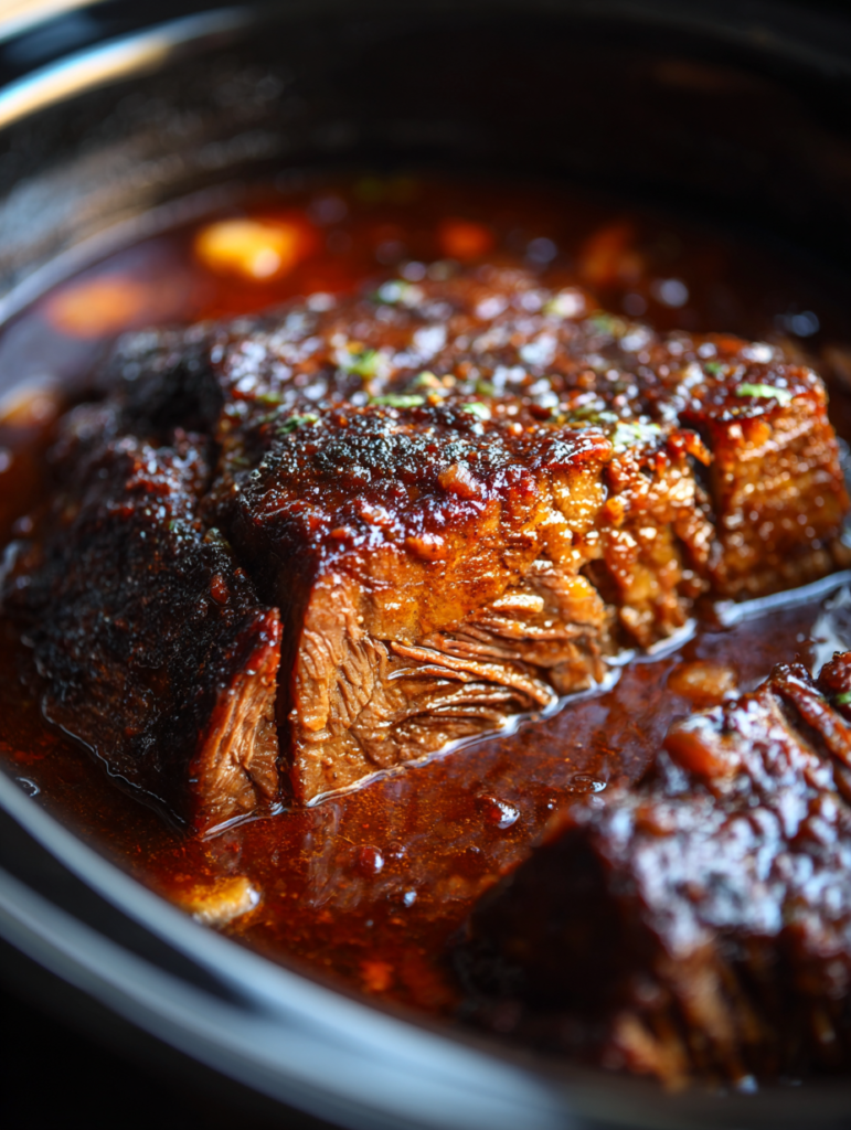 Slow Cooker BBQ Beef Brisket