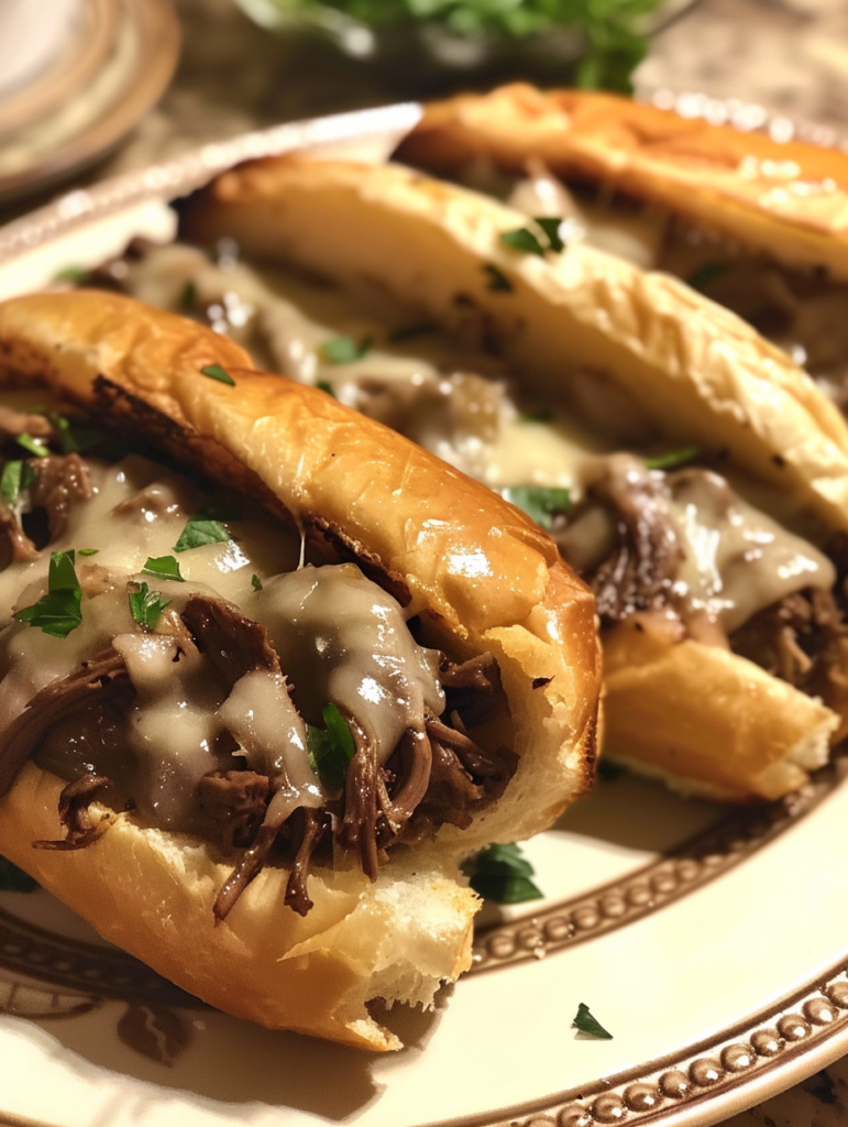 Crockpot French Dip Sandwiches: Easy, Quick, and Delicious Slow Cooker Recipe!