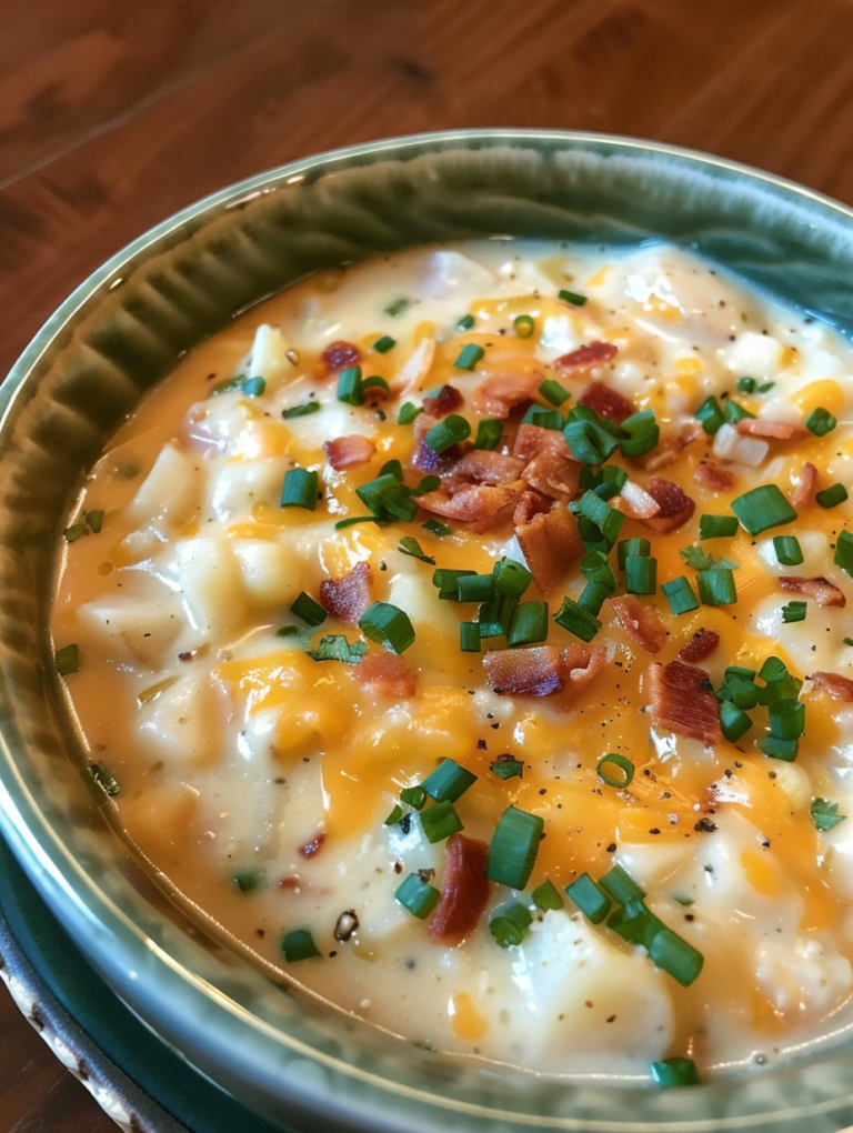 Crock Pot Crack Potato Soup – Creamy, Cheesy & Totally Addictive!