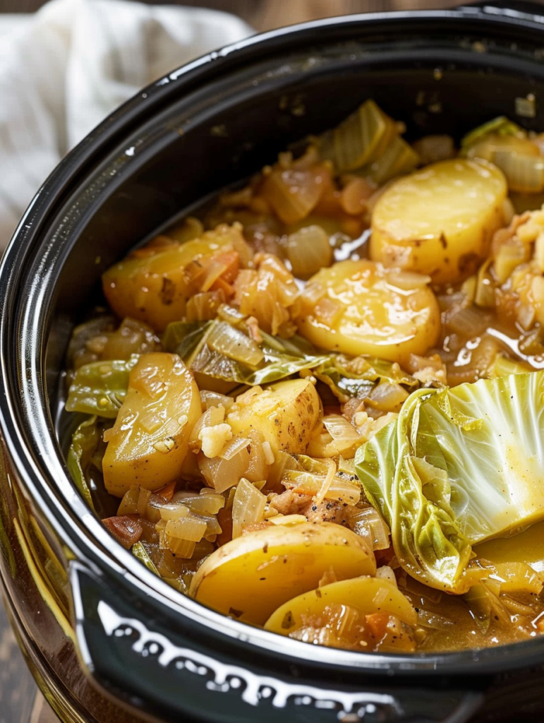 Slow Cooker Cabbage and Potatoes for Easy Family Dinners